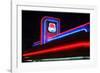 Route 66 Neon Sign, Albuquerque, New Mexico-George Oze-Framed Photographic Print