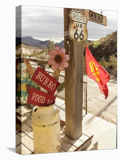 Route 66, Oatman, Arizona, USA-Julian McRoberts-Stretched Canvas