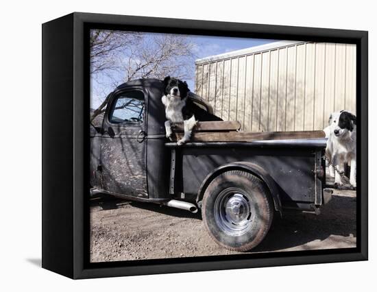 Route 66, Prewitt, New Mexico, USA-Julian McRoberts-Framed Stretched Canvas