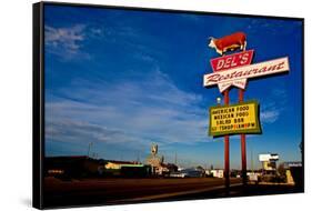 Route 66 Restaurant, 2017-null-Framed Stretched Canvas