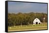 Route 66 Rock of Ages Farm, Arcadia, Oklahoma, USA-Walter Bibikow-Framed Stretched Canvas