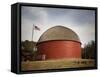 Route 66 Round Barn, Arcadia, Oklahoma, United States of America, North America-Snell Michael-Framed Stretched Canvas