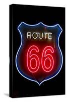 Route 66 Sign, Albuquerque, New Mexico, USA-Julien McRoberts-Stretched Canvas