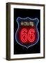 Route 66 Sign, Albuquerque, New Mexico, USA-Julien McRoberts-Framed Photographic Print