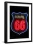 Route 66 Sign, Albuquerque, New Mexico, USA-Julien McRoberts-Framed Photographic Print