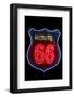 Route 66 Sign, Albuquerque, New Mexico, USA-Julien McRoberts-Framed Photographic Print