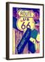 Route 66 - sign - Arizona - United States-Philippe Hugonnard-Framed Photographic Print