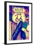 Route 66 - sign - Arizona - United States-Philippe Hugonnard-Framed Photographic Print