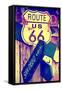 Route 66 - sign - Arizona - United States-Philippe Hugonnard-Framed Stretched Canvas