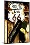 Route 66 - sign - Arizona - United States-Philippe Hugonnard-Mounted Photographic Print