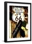 Route 66 - sign - Arizona - United States-Philippe Hugonnard-Framed Photographic Print