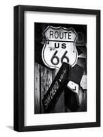 Route 66 - sign - Arizona - United States-Philippe Hugonnard-Framed Photographic Print