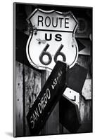 Route 66 - sign - Arizona - United States-Philippe Hugonnard-Mounted Photographic Print