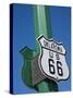 Route 66 Sign, Chandler City, Oklahoma, United States of America, North America-Richard Cummins-Stretched Canvas