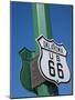 Route 66 Sign, Chandler City, Oklahoma, United States of America, North America-Richard Cummins-Mounted Photographic Print