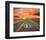 Route 66 Sign Mojave Desert-null-Framed Premium Giclee Print