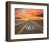 Route 66 Sign Mojave Desert-null-Framed Premium Giclee Print