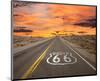 Route 66 Sign Mojave Desert-null-Mounted Premium Giclee Print