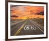 Route 66 Sign Mojave Desert-null-Framed Art Print