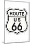 Route 66 Sign Travel Print Poster-null-Mounted Poster