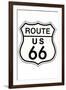 Route 66 Sign Travel-null-Framed Art Print