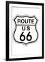 Route 66 Sign Travel-null-Framed Art Print