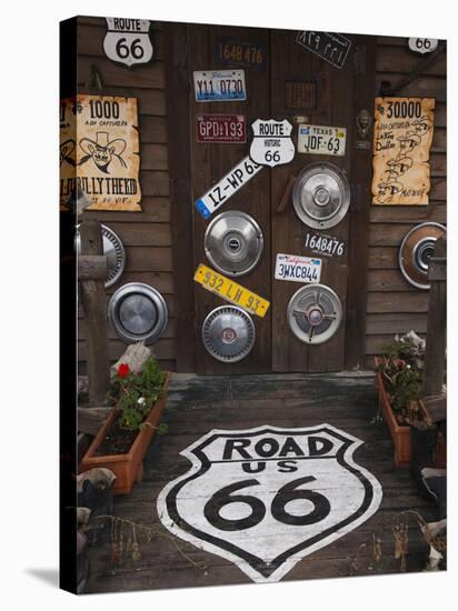 Route 66 Theme Restaurant, Akouda, Tunisia-Walter Bibikow-Stretched Canvas