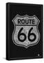 Route 66 Towns Text Poster-null-Framed Poster