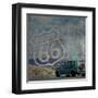 Route 66 Van-Lauren Gibbons-Framed Art Print