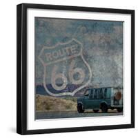 Route 66 Van-Lauren Gibbons-Framed Art Print