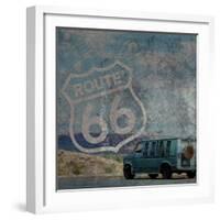 Route 66 Van-Lauren Gibbons-Framed Art Print