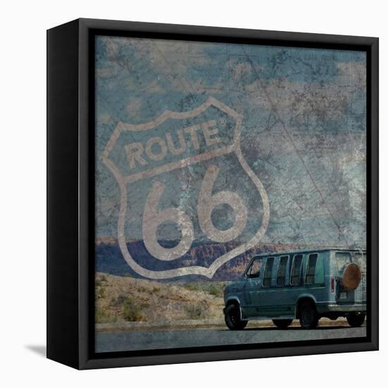 Route 66 Van-Lauren Gibbons-Framed Stretched Canvas