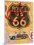 Route 66 Vintage Postcard-Edward M. Fielding-Mounted Art Print