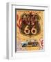 Route 66 Vintage Postcard-Edward M. Fielding-Framed Art Print