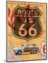 Route 66 Vintage Postcard-Edward M. Fielding-Mounted Art Print