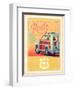 Route 66 Vintage Travel-Edward M. Fielding-Framed Art Print