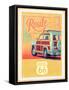 Route 66 Vintage Travel-Edward M. Fielding-Framed Stretched Canvas