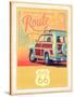Route 66 Vintage Travel-Edward M. Fielding-Stretched Canvas