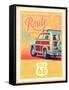 Route 66 Vintage Travel-Edward M. Fielding-Framed Stretched Canvas