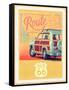 Route 66 Vintage Travel-Edward M. Fielding-Framed Stretched Canvas