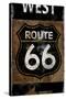 Route 66 West-Luke Wilson-Stretched Canvas