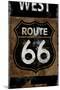 Route 66 West-Luke Wilson-Mounted Art Print