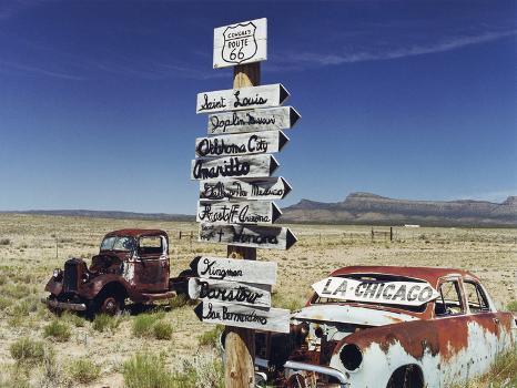 'Route 66 Which Cross United States from Los Angeles to Chicago, Photo  Taken in 2005' Photo | AllPosters.com