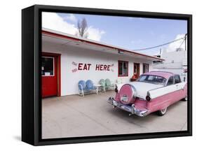 Route 66, Williams, Arizona, USA-Julian McRoberts-Framed Stretched Canvas