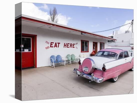 Route 66, Williams, Arizona, USA-Julian McRoberts-Stretched Canvas