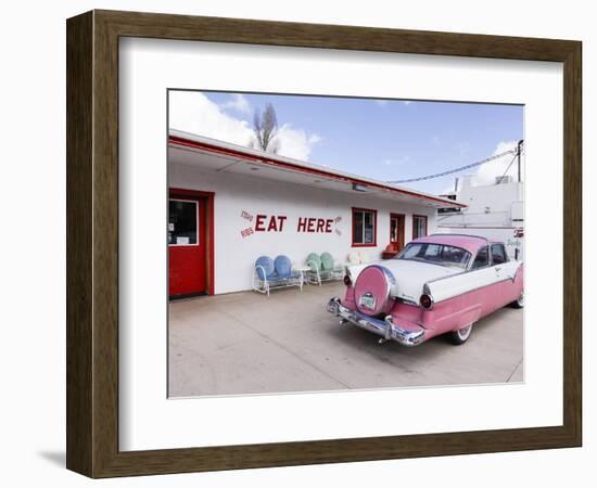 Route 66, Williams, Arizona, USA-Julian McRoberts-Framed Photographic Print