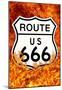 Route 666 Highway to Hell-null-Mounted Poster