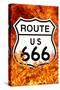 Route 666 Highway to Hell-null-Stretched Canvas