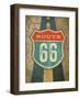 Route 66-Renee Pulve-Framed Art Print