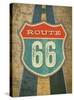 Route 66-Renee Pulve-Stretched Canvas